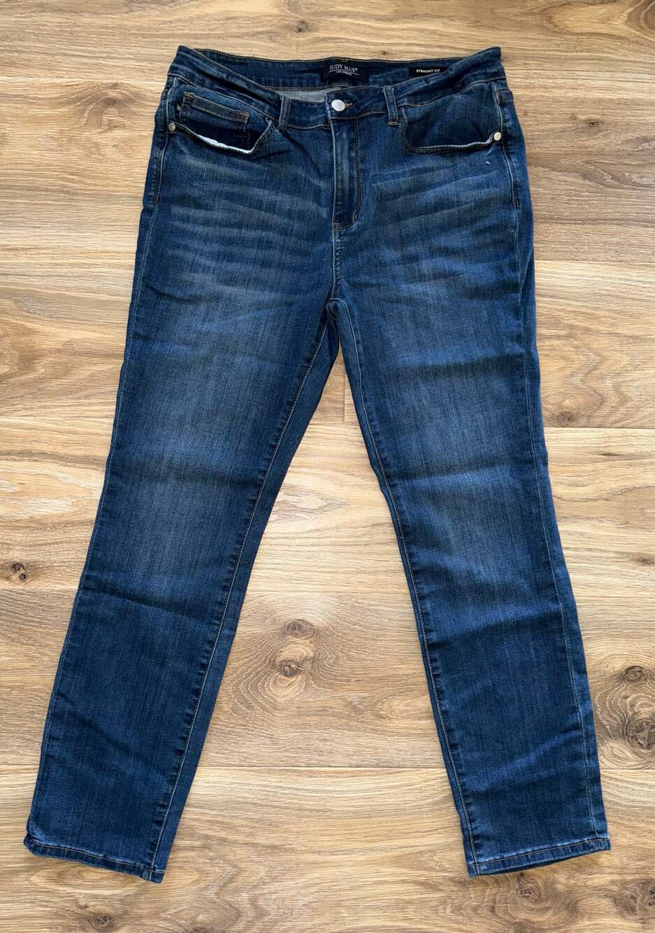 Judy Blue Jeans Blue Dark Wash Straight Fit - JB82356 DK - size 32- J